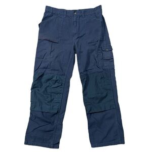 Blaklader Navy Blue 1570 Craftsman Work Trousers Size 38x32
